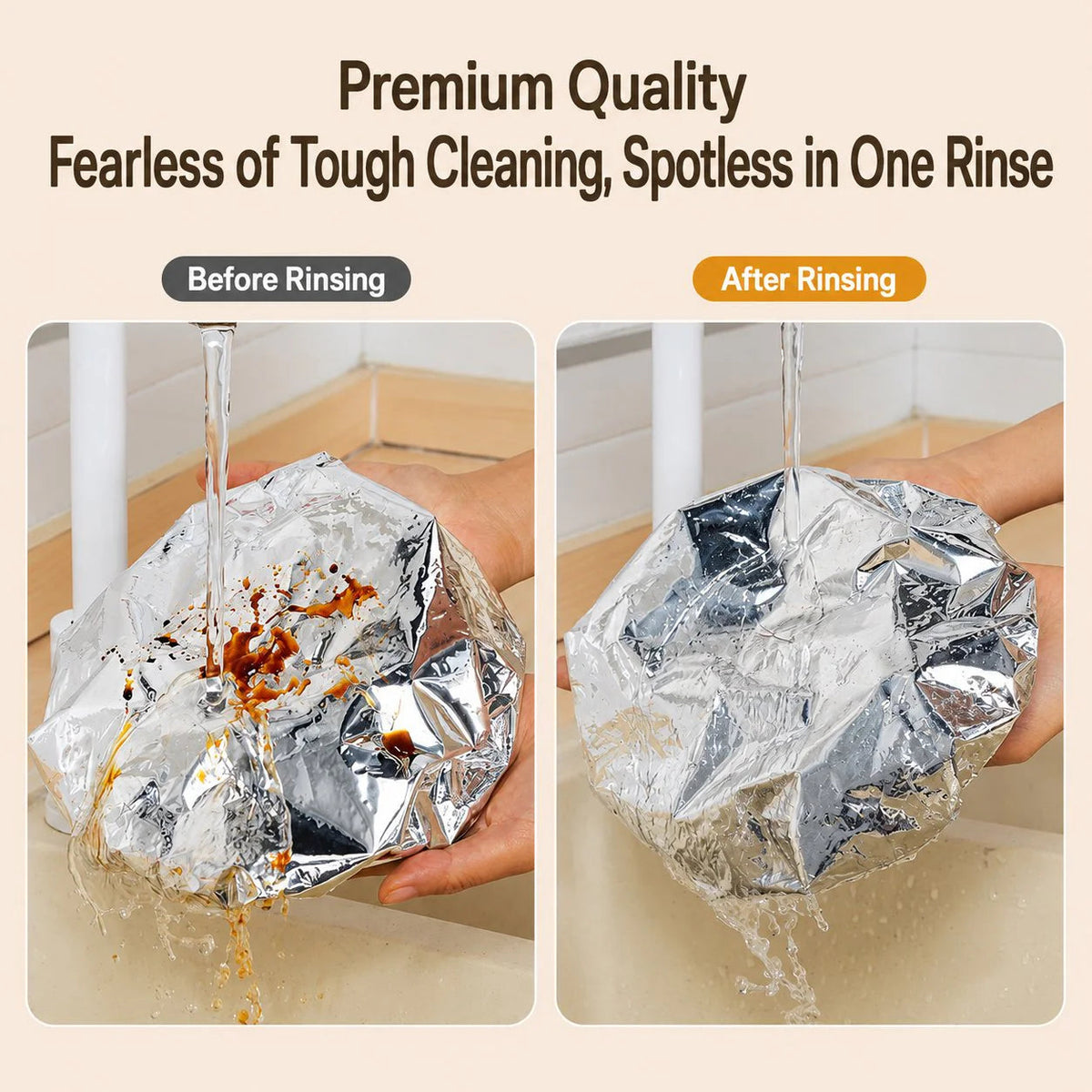 Reusable Aluminum Foil Thermal Food Cover — Heat-Retaining, Washable & Freshness-Preserving Kitchen Essential