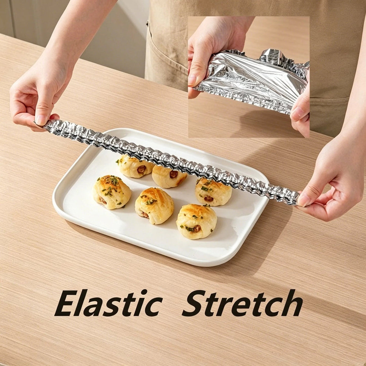 Reusable Aluminum Foil Thermal Food Cover — Heat-Retaining, Washable & Freshness-Preserving Kitchen Essential