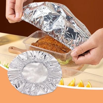 Reusable Aluminum Foil Thermal Food Cover — Heat-Retaining, Washable & Freshness-Preserving Kitchen Essential